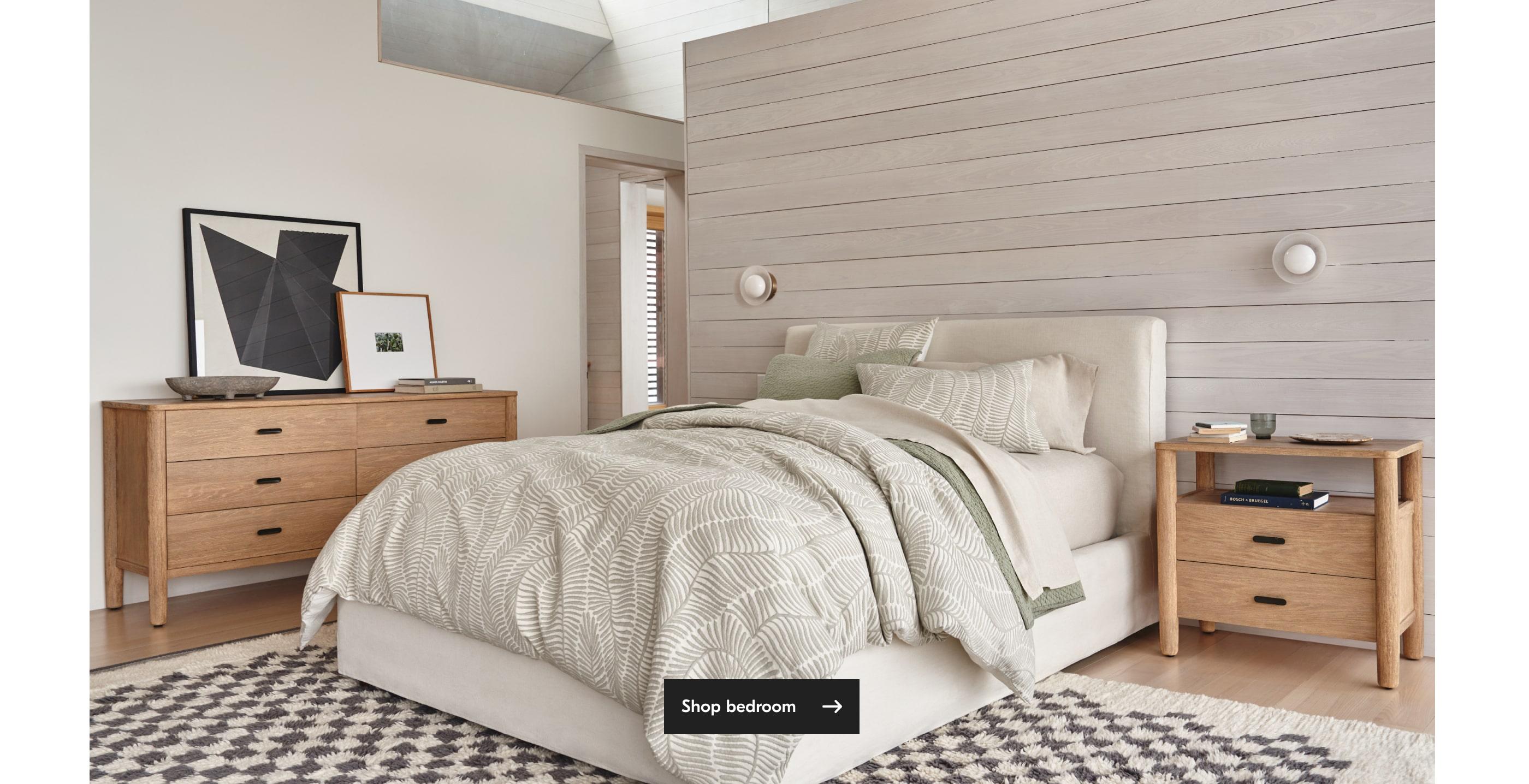 Design Crew landing page- shop bedroom